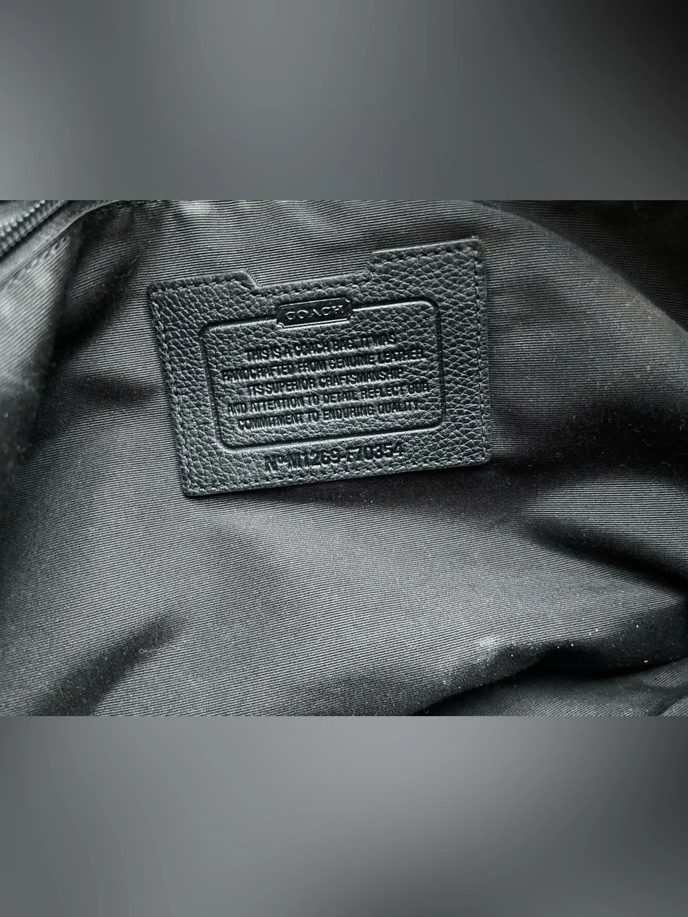 💼 AUTHENTIC COACH Harrison Black Leather Commuter Briefcase Business Laptop Bag